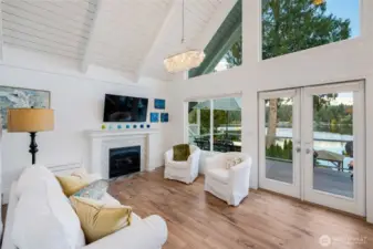 Main Floor Gas Fireplace