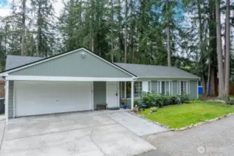 Enjoy a double car garage!  Never scape a windshield again! Or convert to added living space, home gym, or craft room.