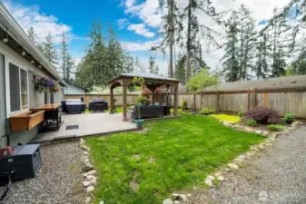 Low maintenance yard with high impact!