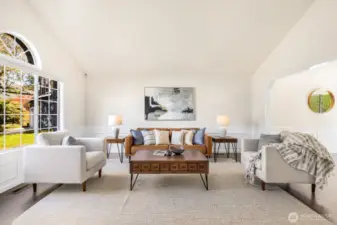 Formal Living room with Belleuve Views