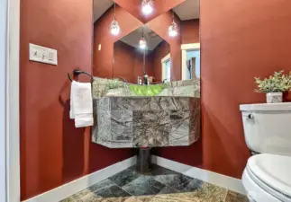 Every piece hand picked like this  gorgeous custom marble from China with fossilized wood in it.