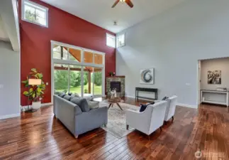 With 11' ceilings, and large windows to take in the beautiful view, this may become your favorite room.