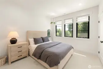 Full bath off the 3rd bedroom.