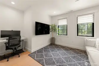 Welcome to the office. The office is located next to the 5th bedroom.
