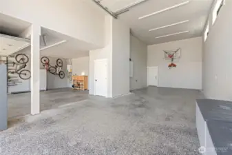 With over 1000 sqft of coveted garage space and a deep, 18' foot bay, its large enough for extended trailers, custom basketball space and tailored baseball space.