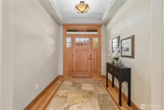 A welcoming entry for guests!