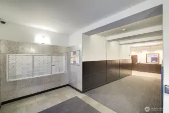 The secured building has locking mailboxes as well as a secured drop for deliveries.