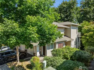 With tons of treed greenspace surrounding the home, the privacy - and serenity abound!