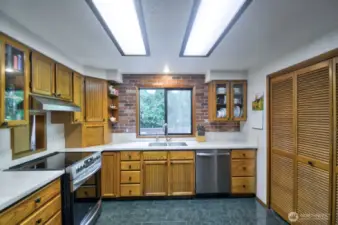 Plenty of counter space.