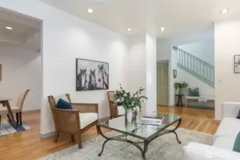 Entertaining is made easy with flow from the spacious entrance, to the  living room which opens to the dining area.