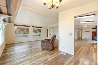 View from corner of dining area