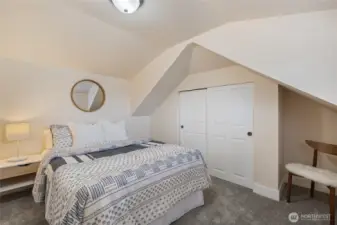 Bedroom #3 with new carpet & fresh paint