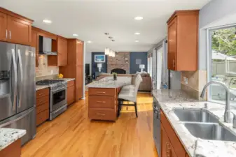 Beautifully remodeled kitchen