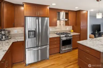 This kitchen has lots of counter space