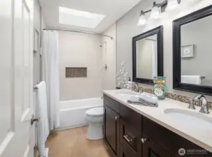 Hall/Guest remodeled bathroom