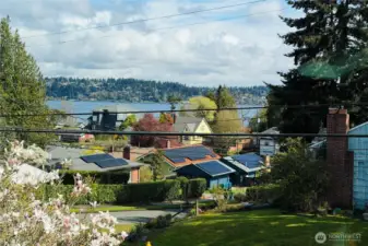 The water view from upstairs!