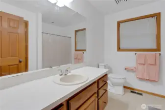 Main bathroom on 2nd floor