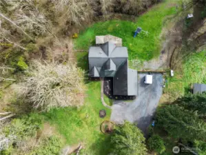 Aerial view of property, does not show the almost 1 acre of pasture area on the righ