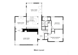 Main Level Floor Plan