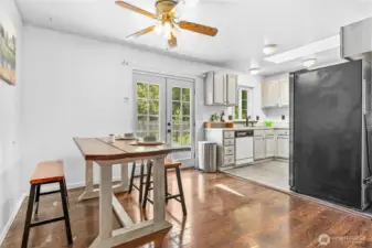 This room's spacious enough for a party or  gathering