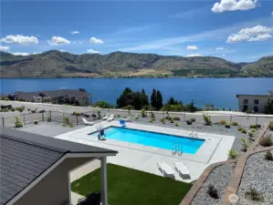 Community Pool with a Viiew