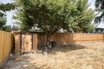 Garden shed for your outdoor tools and toys