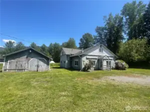 front of property