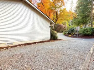 Extra parking for guests or an RV