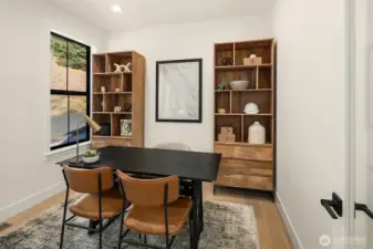 Photos, plans and elevations may be examples representing the community, community amenities, homes or artist’s renderings that may not accurately represent the actual condition of a homesite or home as constructed, and may also contain options and upgrades which are not included in the sale. Trailside Homes reserves the right to make changes to floor plans, specifications, dimensions, design and elevations without prior notice. Stated dimensions and square footage, if applicable, are estimated and should not be used as representations of the home’s actual size.