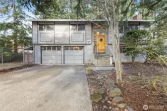 Welcoming split-level home on spacious lot in beautiful Steilacoom.
