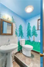 Downstairs bathroom.