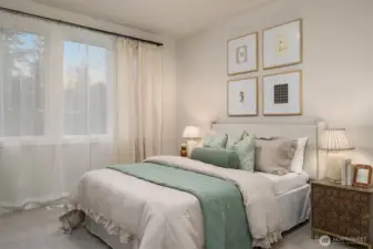 Additional bedroom perfect for guests, office, or flex space.