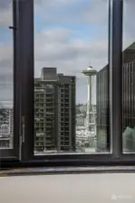 Fastastic view of Space Needle from 2nd bdrm/office