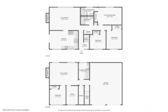 Combined Floor Plan Upper & Lower