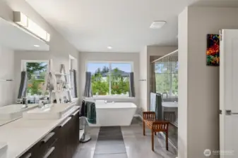 Oversized shower too