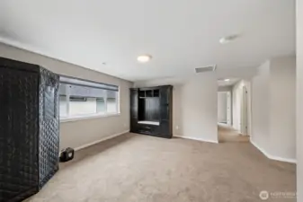 Loft at the top of the stairs
