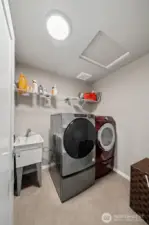Laundry room with sink