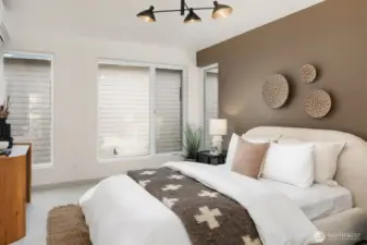 Primary Suite with Ensuite Bathroom and Spacious Walk-in Closet