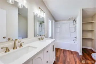 Primary Bath with dual sinks