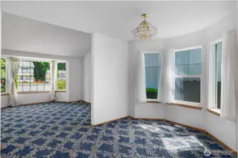 Dining room looking to living room