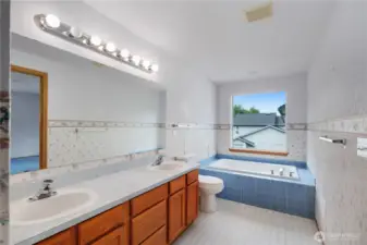5 piece primary bathroom