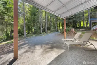 sitting area off shop with views