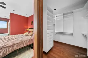 Spacious Closet, Custom Shelving