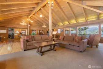 TV viewing area