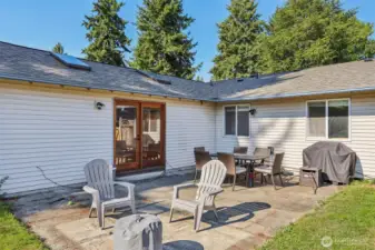 Backyard patio