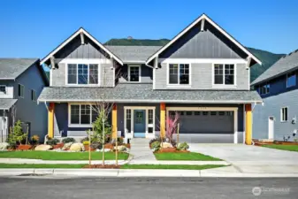 Teneriffe floor plan, pics depict previously built home