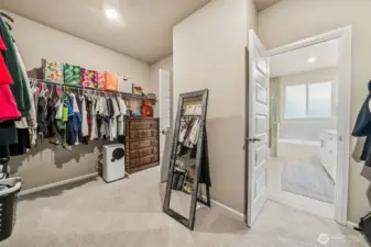 Huge closet in primary!