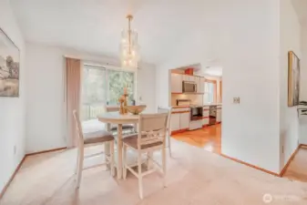 Sliding door provides seamless access to the Trex deck.