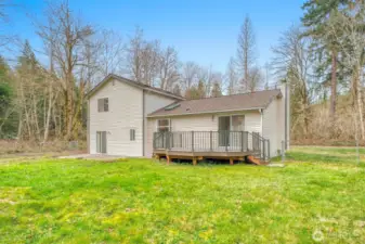 Peaceful outdoor space surrounded by nature.
