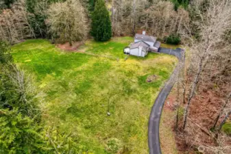 Home positioned for privacy without sacrificing accessibility.